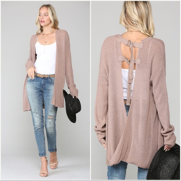 Open Back Cardigan - Picture 5 of 5